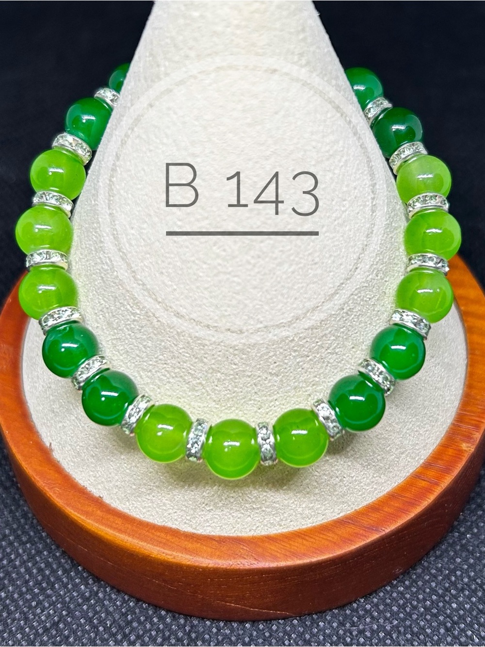 Green Stretch Bracelet
